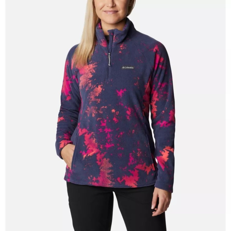 Columbia Sale Nocturnal Lookup Print Women's Ali Peak II Quarter Zip Fleece Pullover