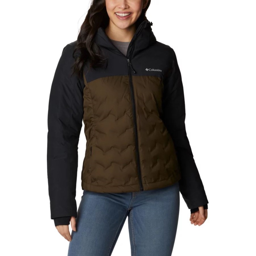 Columbia Sale Olive Green/Black Women's Grand Trek II Down Jacket