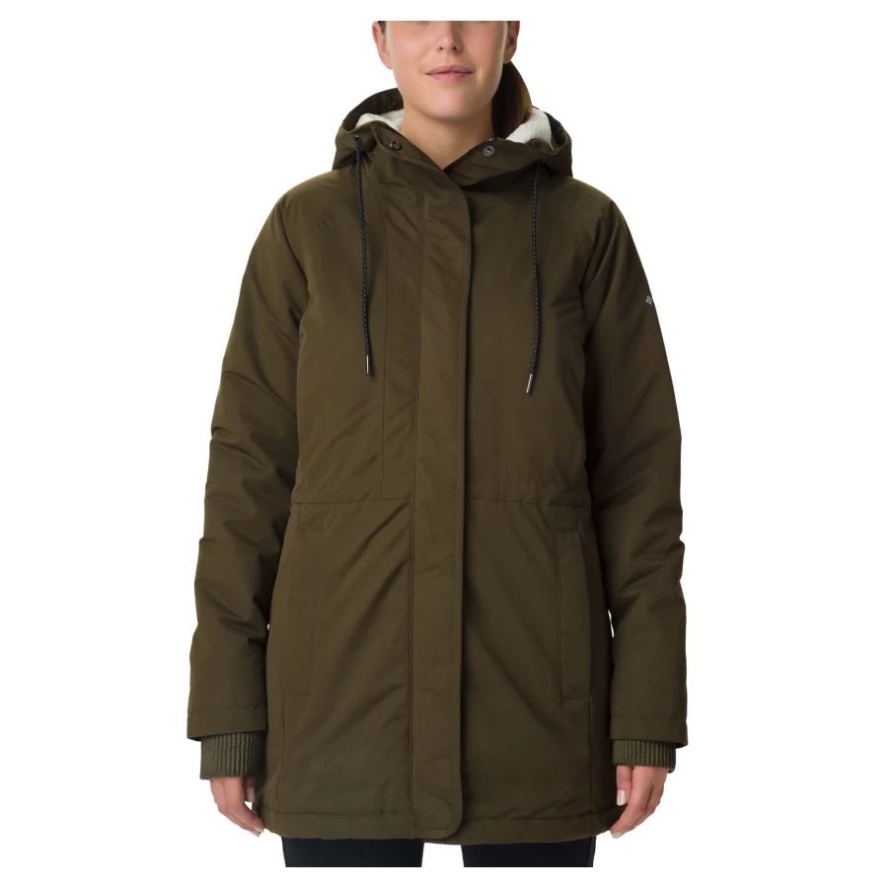 Columbia Sale Olive Green Women's South Canyon Sherpa Lined Waterproof Parka
