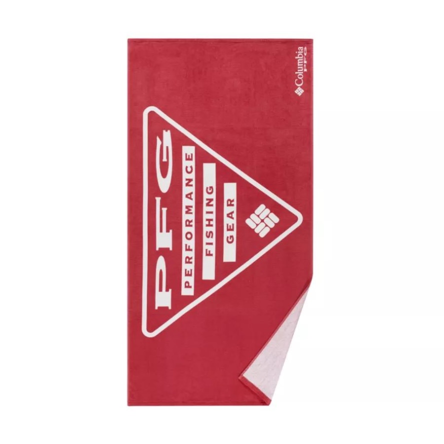 Columbia Sale PFG Beach Towel Sunset Red