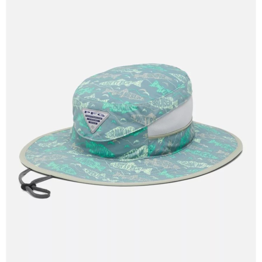 Columbia Sale PFG Super Backcast Booney Hat Safari/Fishfinder Print