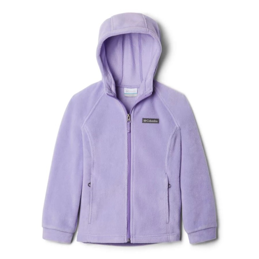 Columbia Sale Paisley Purple Girls' Benton Springs II Hooded Fleece Jacket