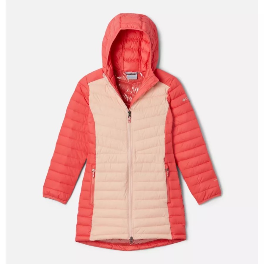 Columbia Sale Peach Blossom/Blush Pink Girls' Slope Edge Mid Jacket