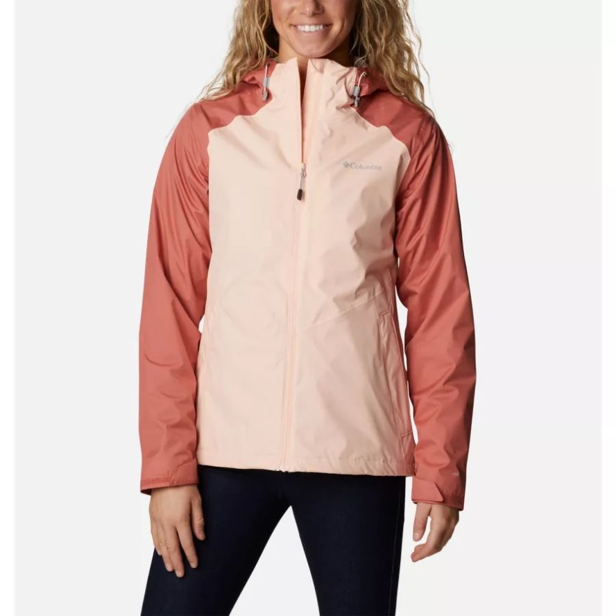 Columbia Sale Peach Blossom/Dark Coral Women's Inner Limits II Waterproof Jacket