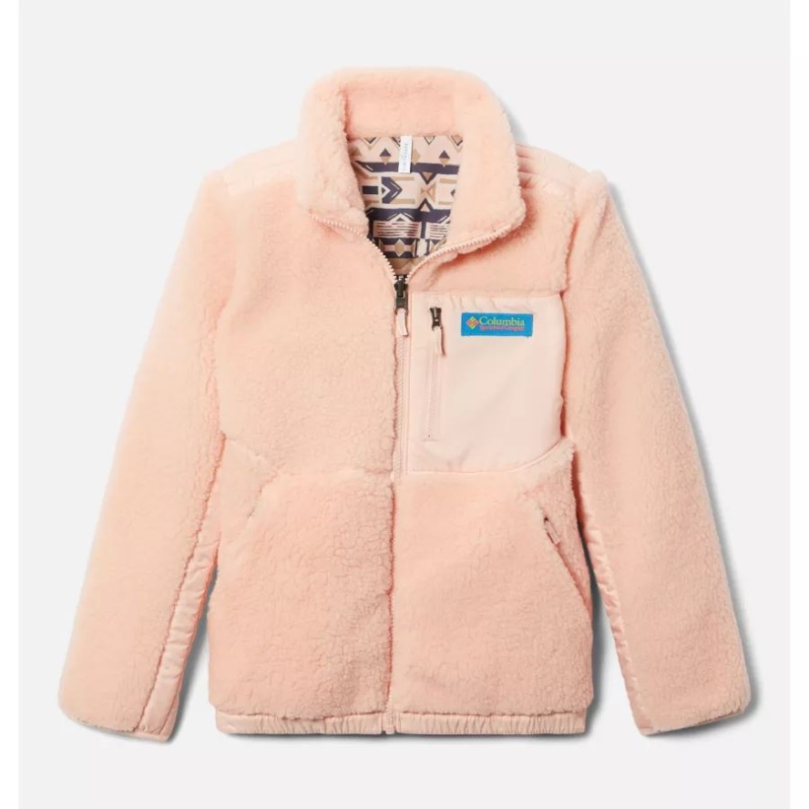 Columbia Sale Peach Blossom Kids' Archer Ridge Reversible Full Zip Jacket