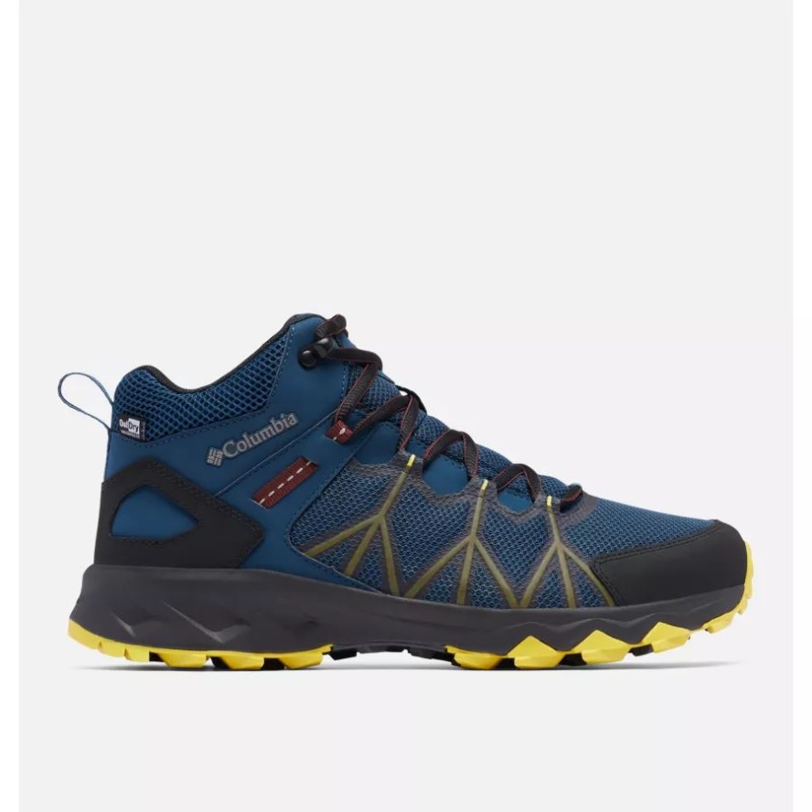 Columbia Sale Petrol Blue/Black Men's Peakfreak II Mid Outdry Walking Boot