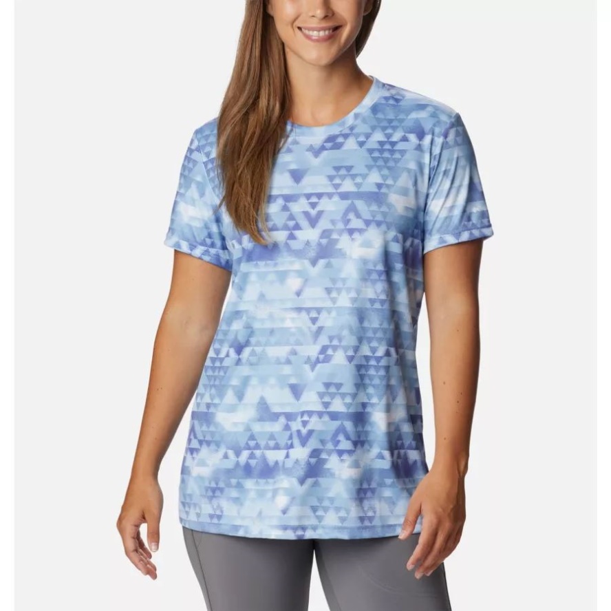 Columbia Sale Purple Lotus/Distant Peaks Women's Fork Stream T-Shirt