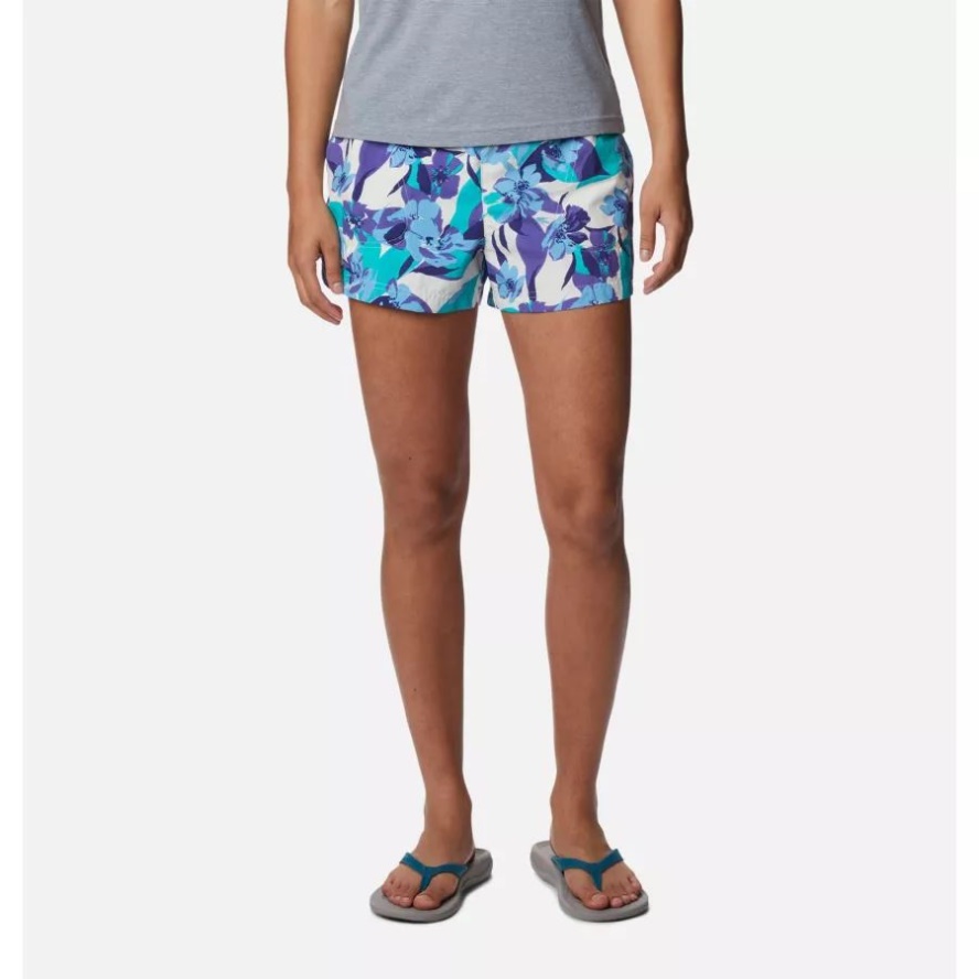 Columbia Sale Purple Lotus/Pop Flora Women's Sandy River II Printed Shorts