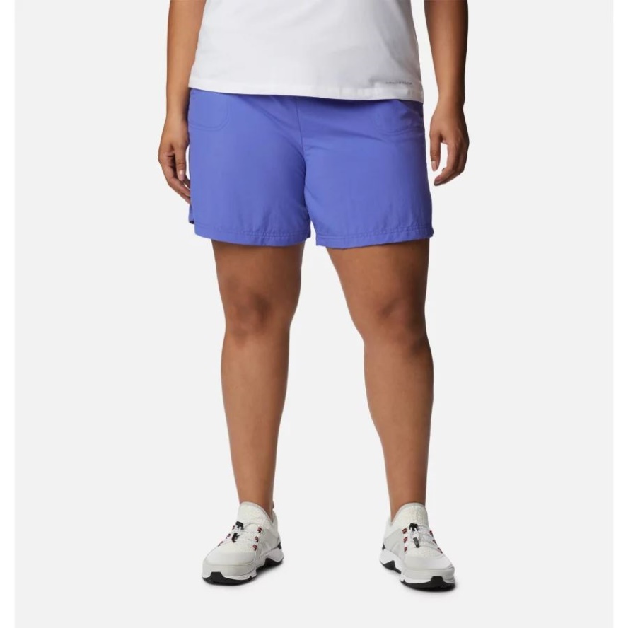 Columbia Sale Purple Lotus Women's Sandy River Shorts Plus Size