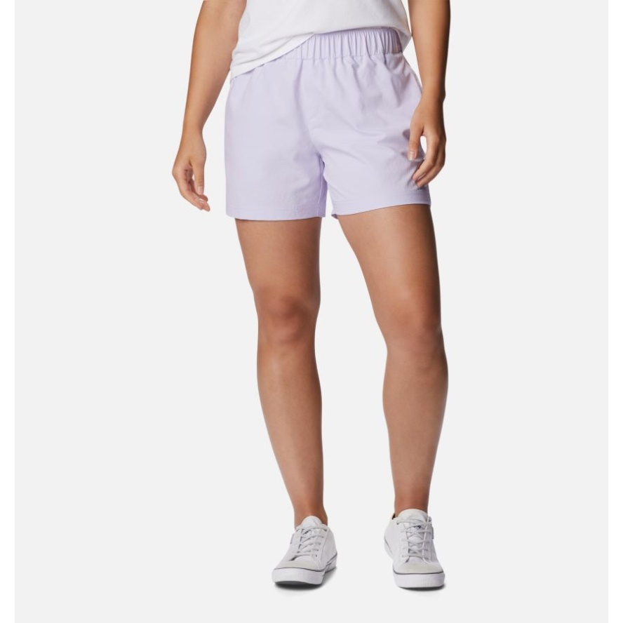 Columbia Sale Purple Tint Women's Anytime Lite Shorts