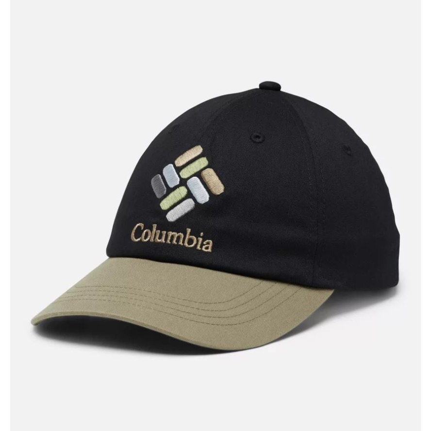 Columbia Sale ROC II Ball Cap Black/Stone Green Multi Gem