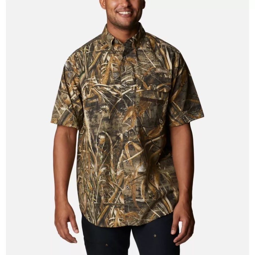 Columbia Sale Realtree Max5 Men's PHG Super Sharptail Short Sleeve Shirt