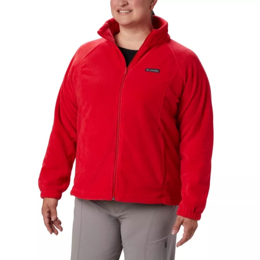 Columbia Sale Red Lily Women's Benton Springs Full Zip Plus Size