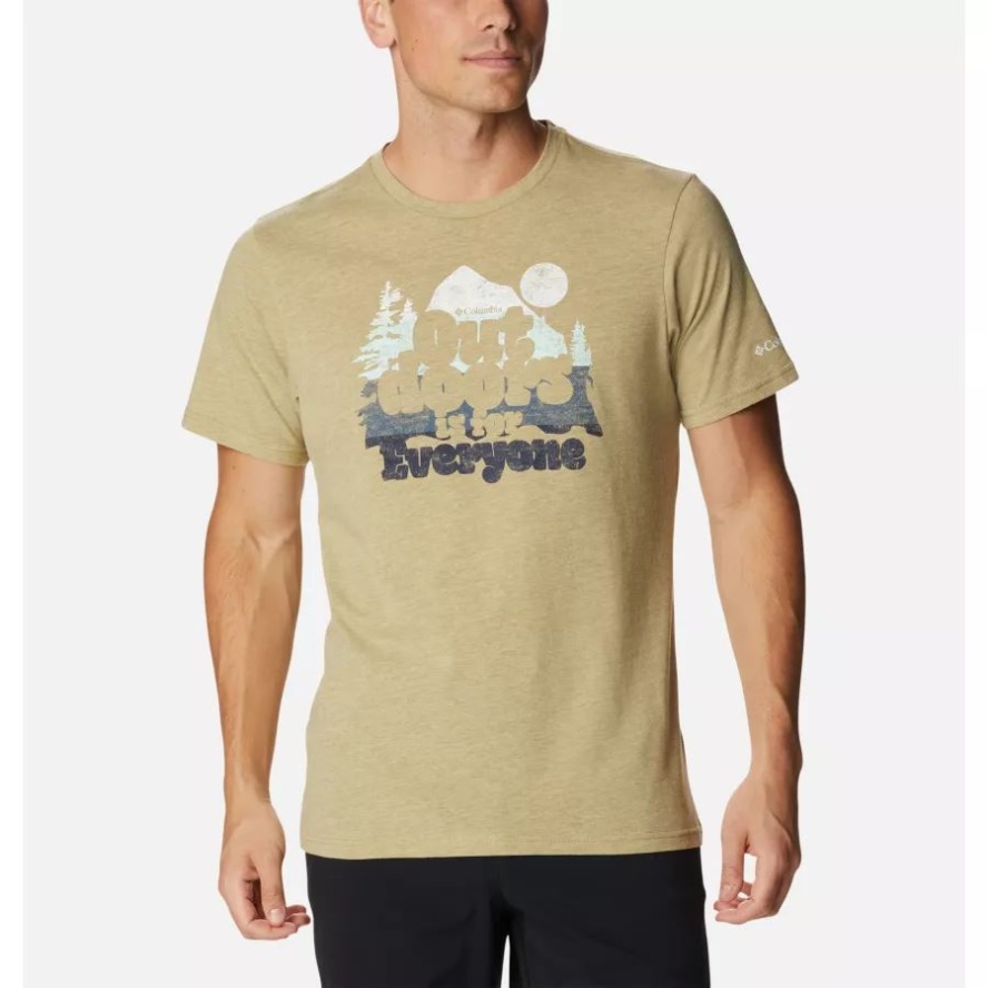 Columbia Sale Savory Heather/Everyone Graphic Men's Alpine Way Graphic Tee
