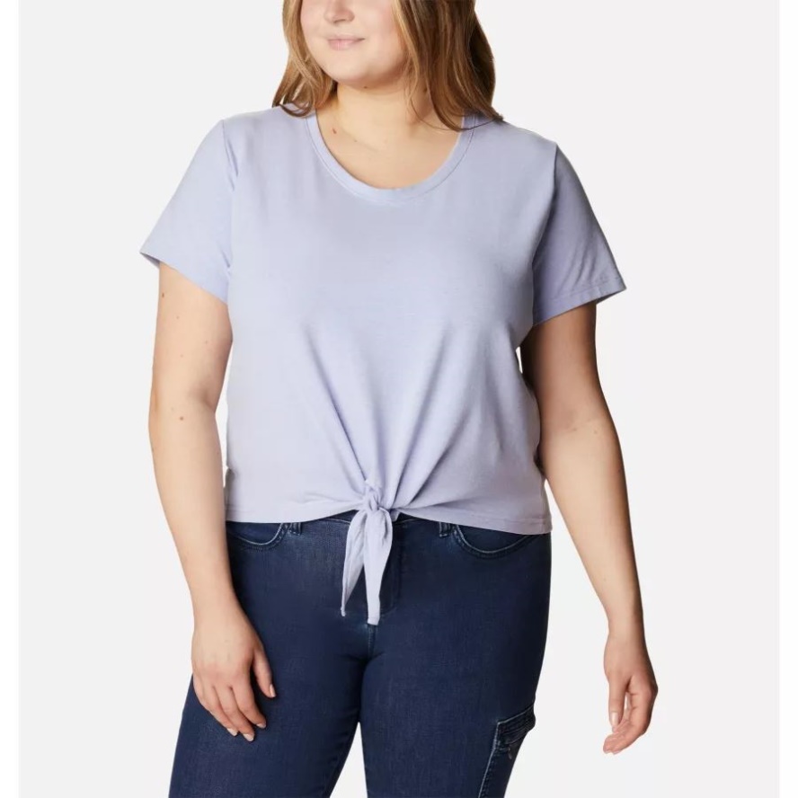 Columbia Sale Serenity Heather Women's Columbia Sale Trek Short Sleeve Shirt Plus Size