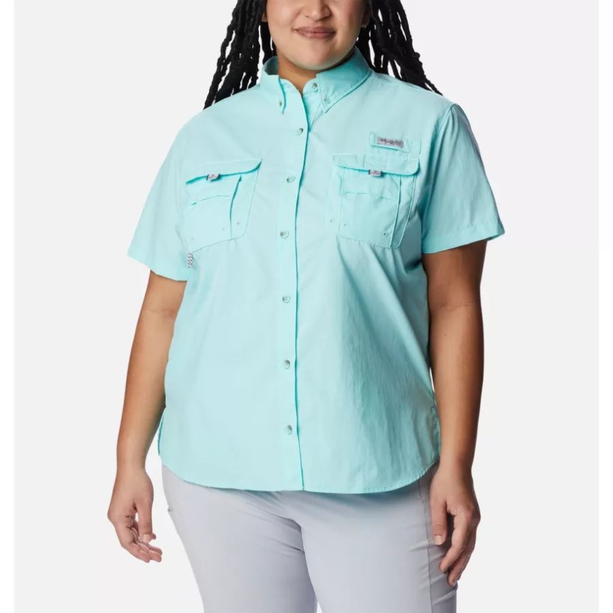 Columbia Sale Shasta Women's PFG Bahama Short Sleeve Plus Size