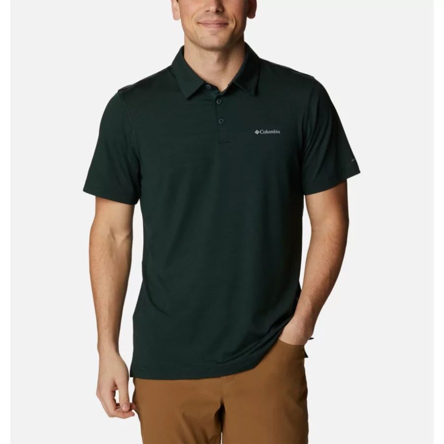 Columbia Sale Spruce Men's Tech Trail Polo Shirt