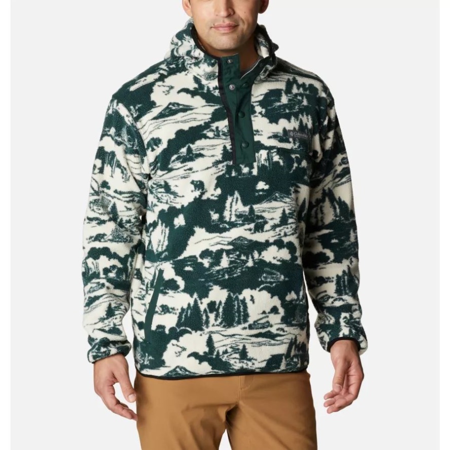 Columbia Sale Spruce Roasted Print Men's Helvetia Hoodie