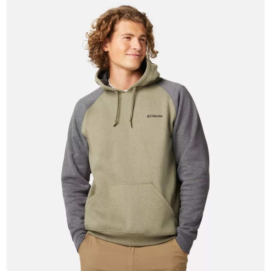 Columbia Sale Stone Green Heather/Shark Heather Men's Hart Mountain II Hoodie