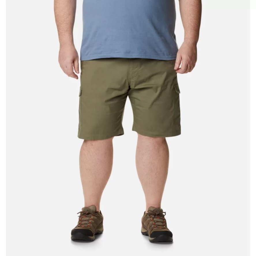 Columbia Sale Stone Green Men's Brentyn Trail Cargo Shorts Big