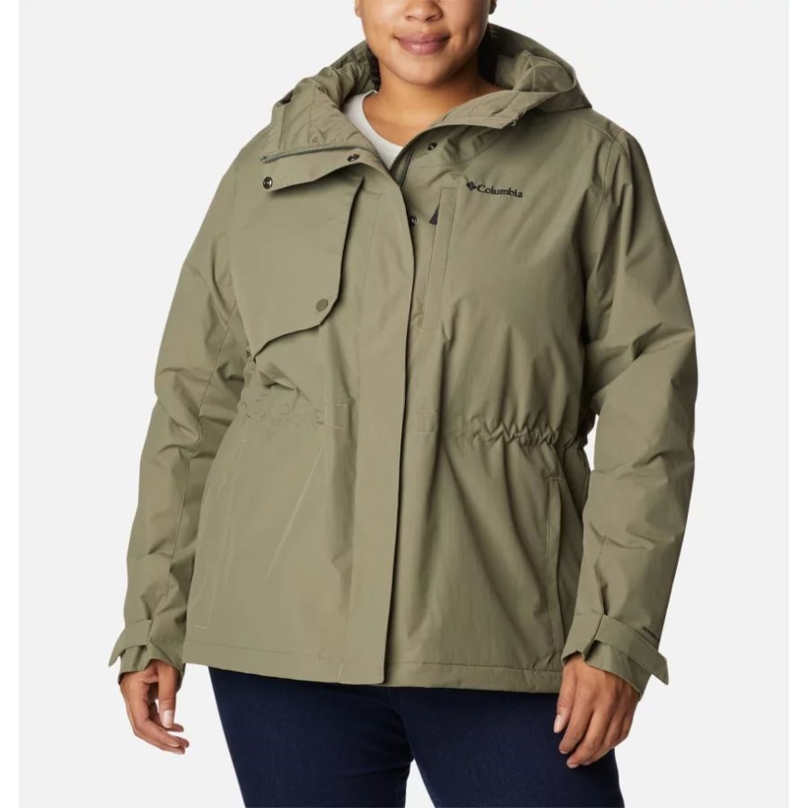 Columbia Sale Stone Green Women's Hadley Trail Jacket Plus Size