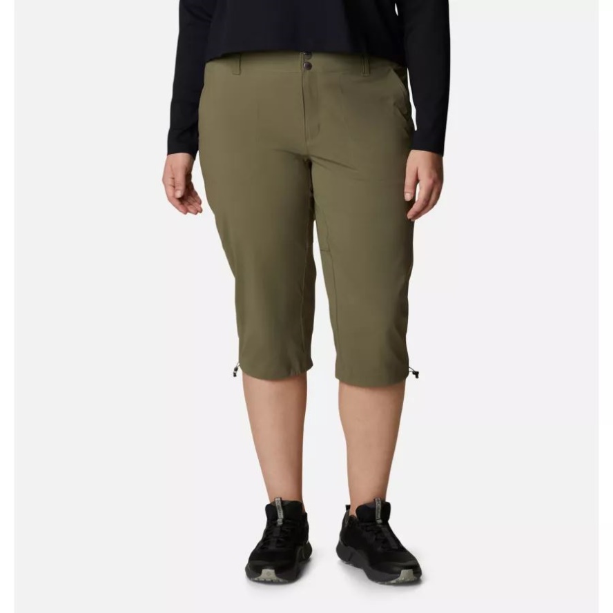 Columbia Sale Stone Green Women's Saturday Trail II Knee Pants Plus Size