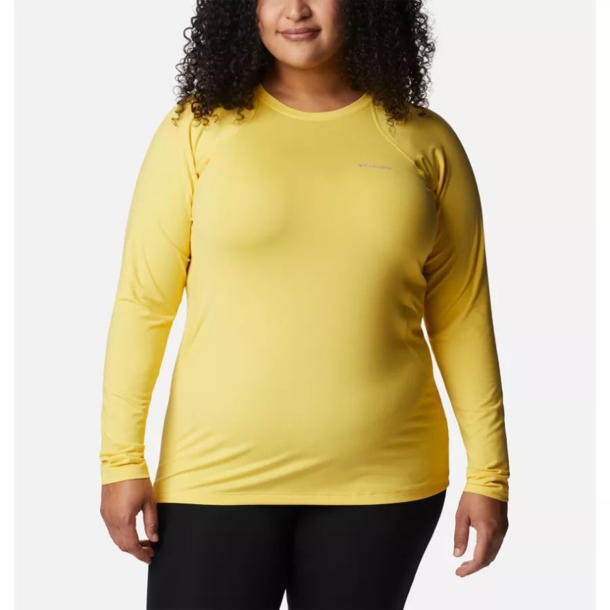 Columbia Sale Sun Glow Women's Omni-Heat Midweight Baselayer Crew Plus Size
