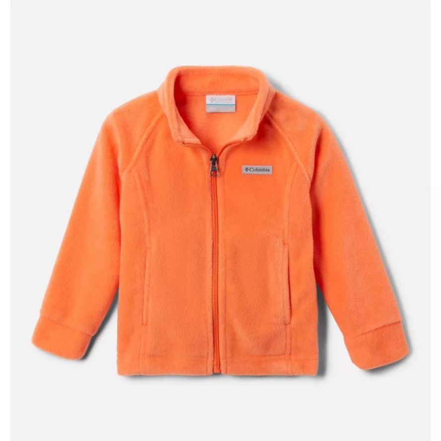 Columbia Sale Sunset Orange Girls' Toddler Benton Springs Fleece Jacket
