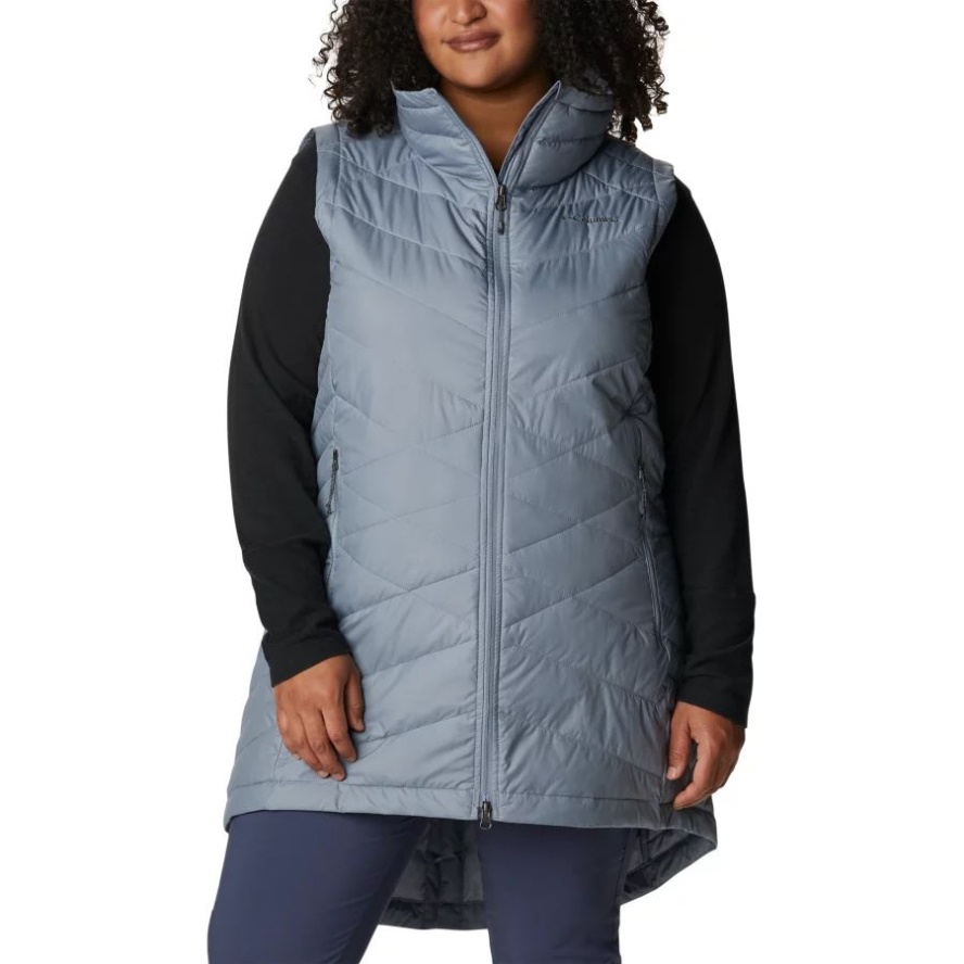 Columbia Sale Tradewinds Grey Women's Heavenly Long Vest Plus Size