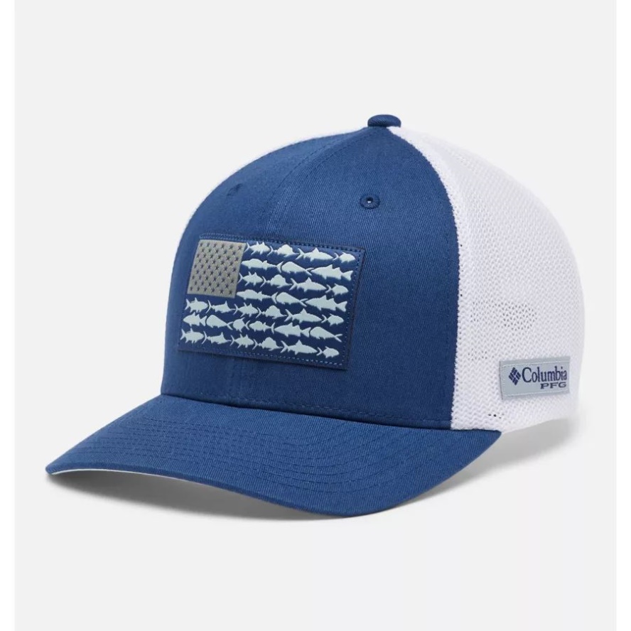 Columbia Sale Tree Flag Mesh Snap Back Mid Crown Columbia Sale Black