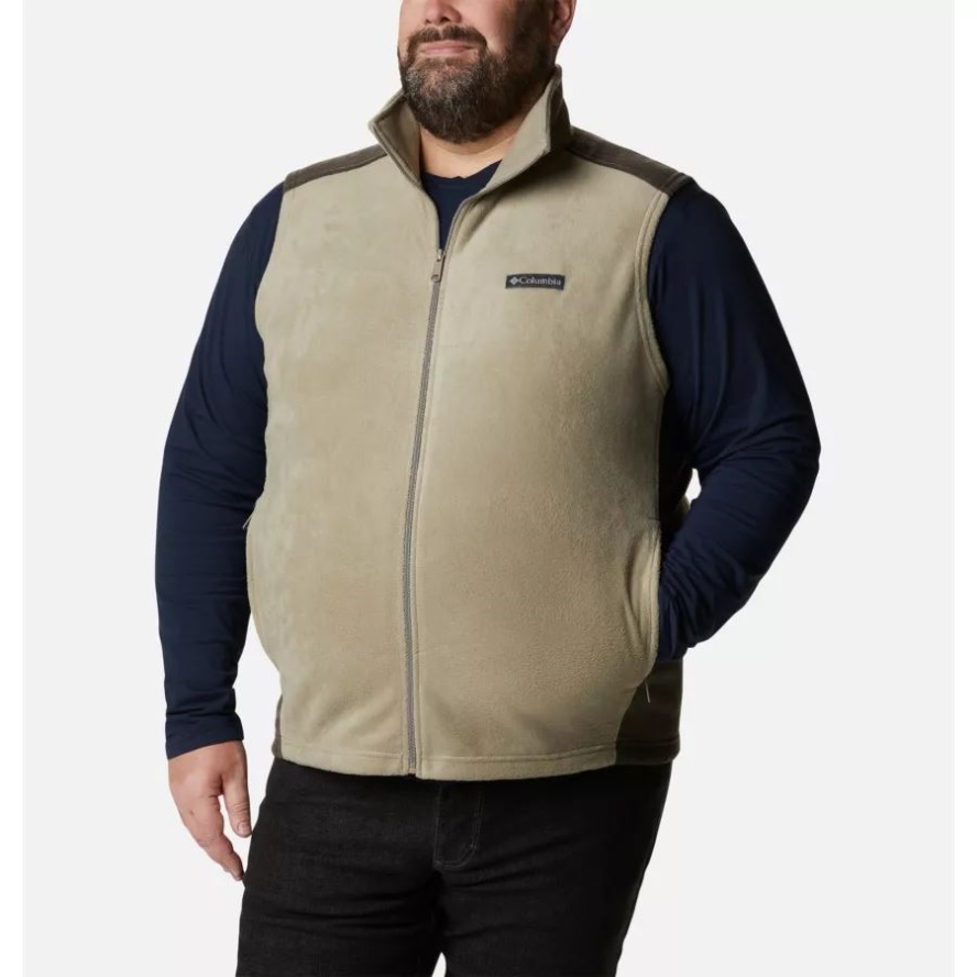 Columbia Sale Tusk/Buffalo Men's Steens Mountain Fleece Vest Big