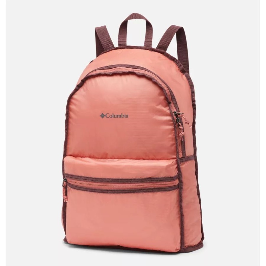 Columbia Sale Unisex Lightweight Packable II 21L Backpack Dark Coral