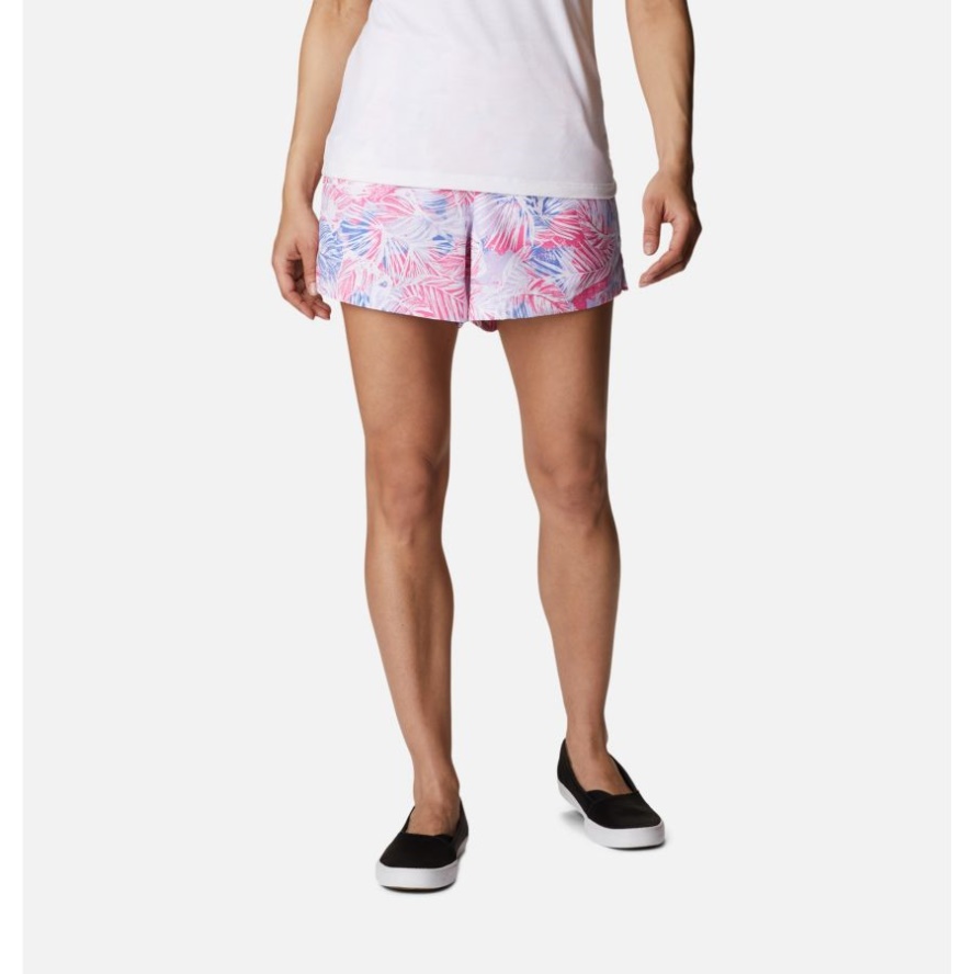 Columbia Sale Violet Sea Tropic Blend Women's PFG Super Slack Water Stretch Water Shorts