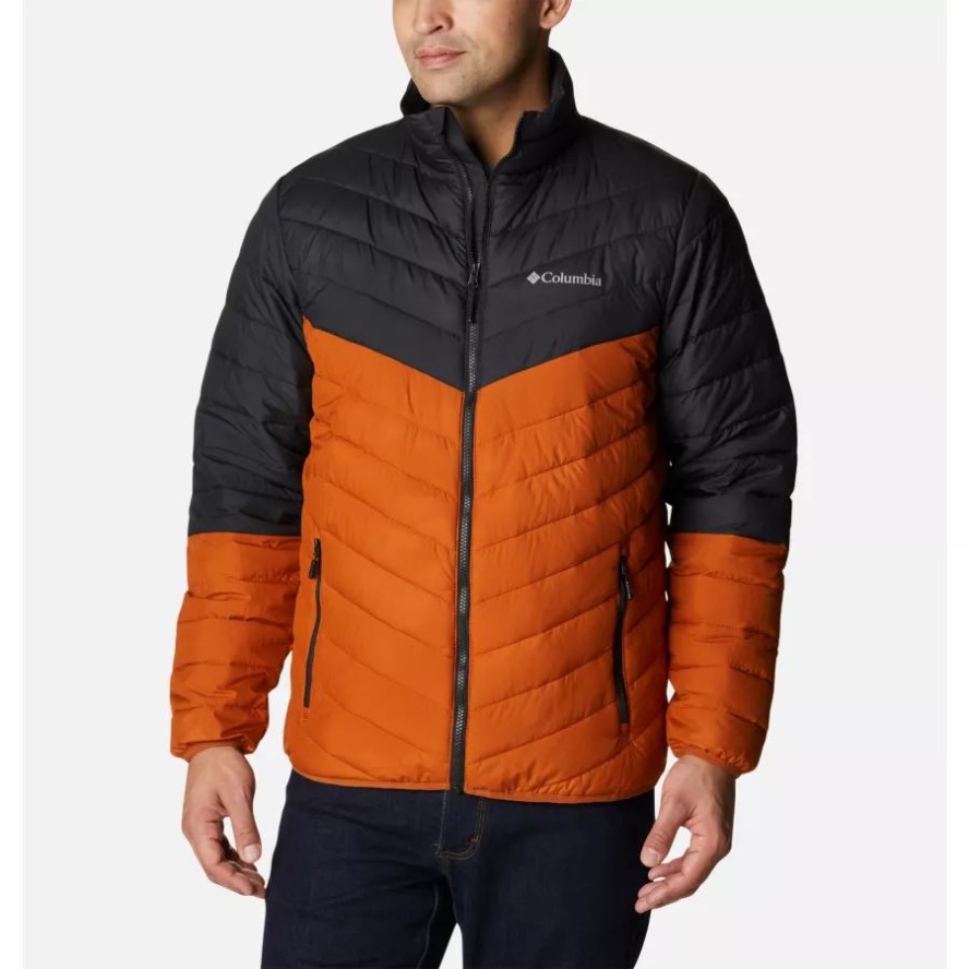 Columbia Sale Warm Copper/Black Men's Eddie Gorge Insulated Jacket