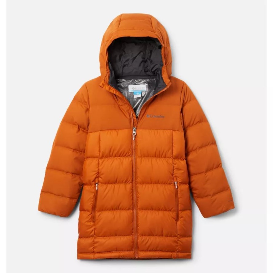 Columbia Sale Warm Copper Boys' Bear Hunt Ridge Down Jacket