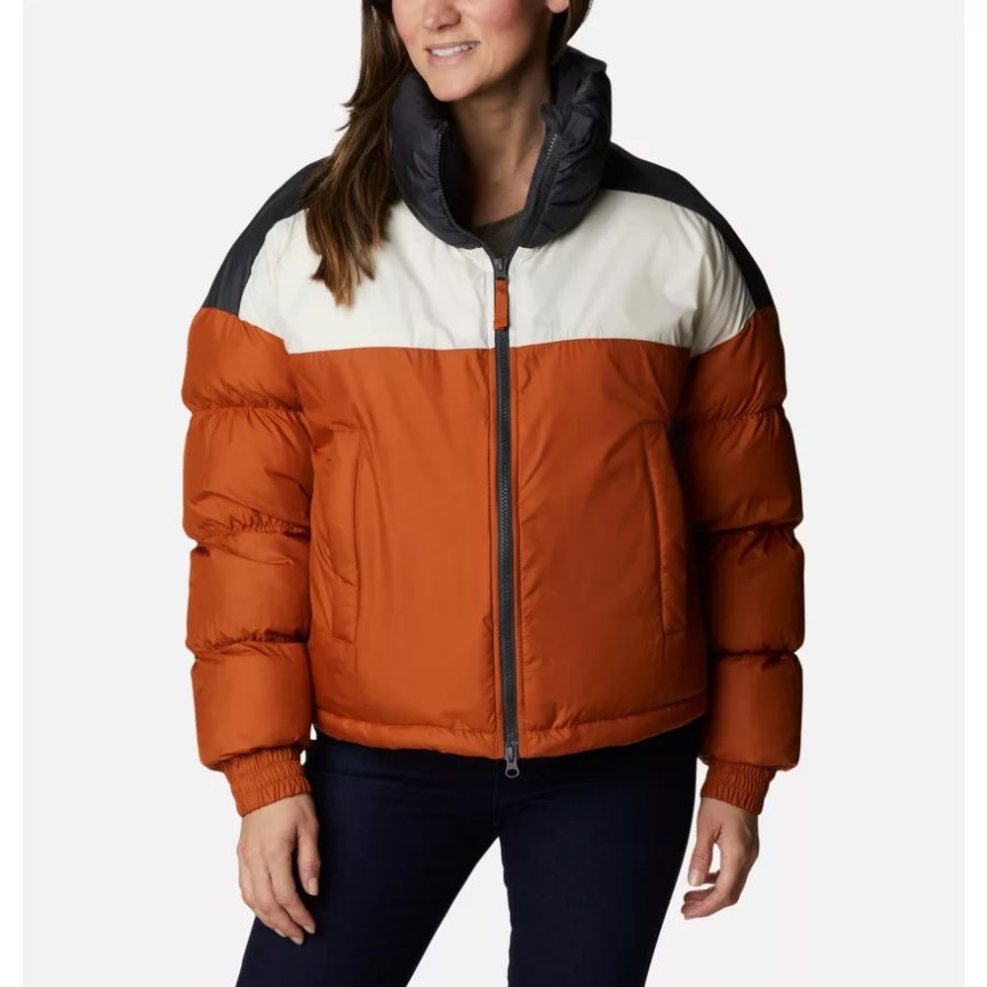 Columbia Sale Warm Copper/Chalk/Shark Women's Pike Lake Cropped Jacket