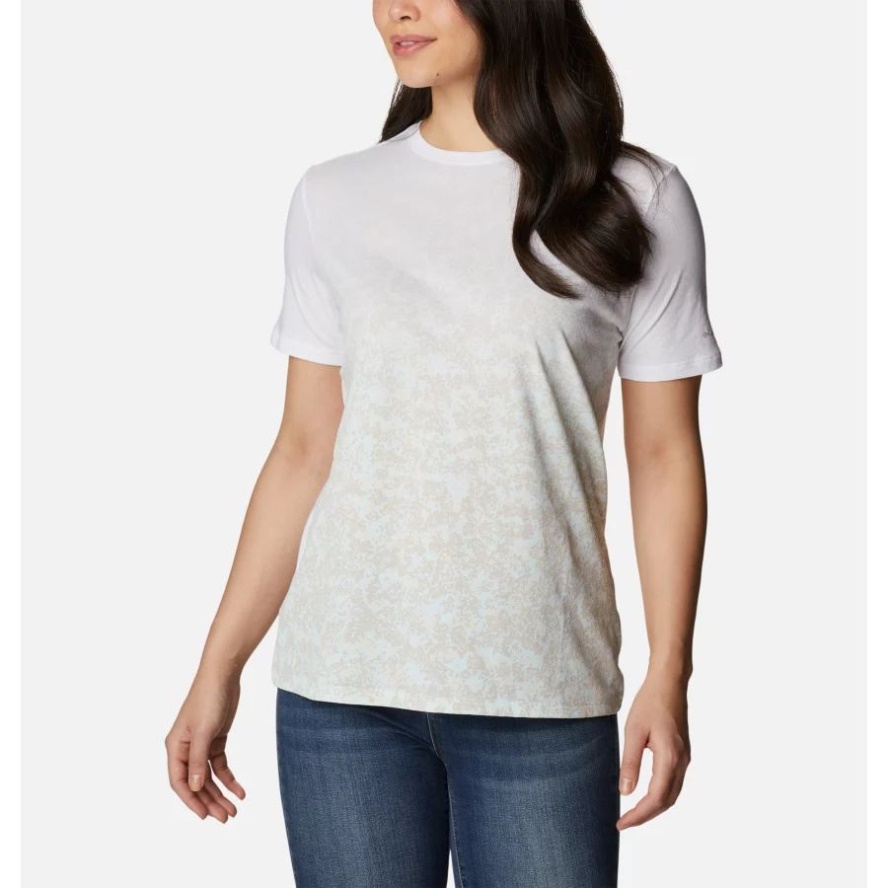 Columbia Sale White/Dotty Disguise Women's Daisy Days Gradient Short Sleeve T-Shirt
