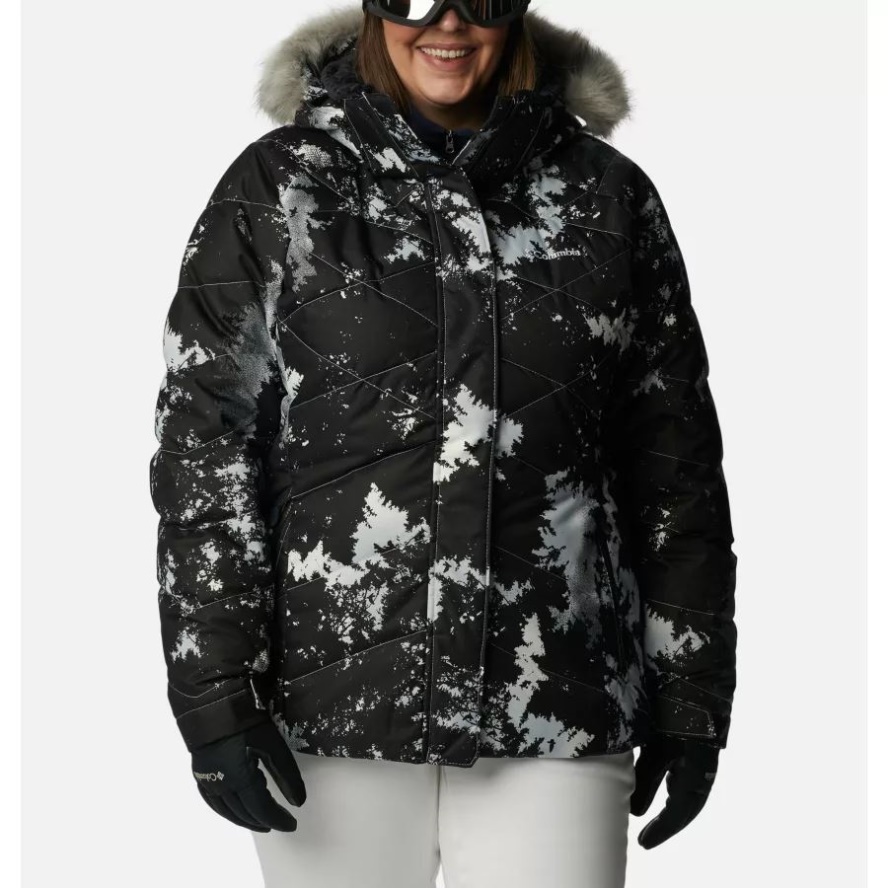 Columbia Sale White Lookup Print Women's Lay D Down II Jacket Plus Size