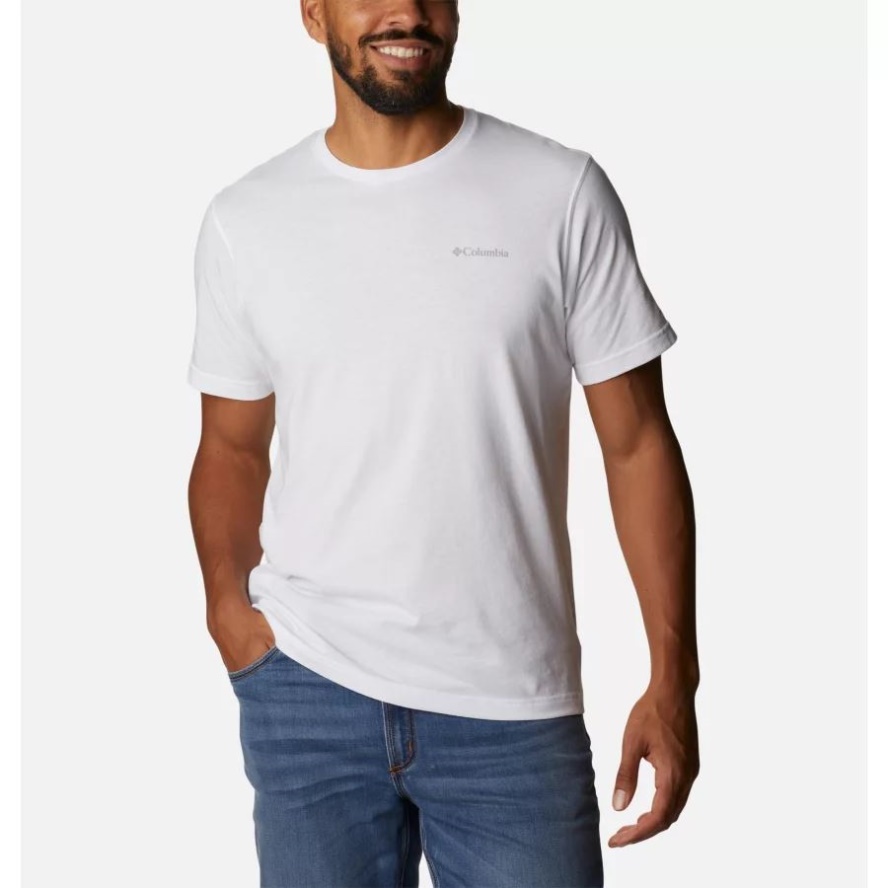 Columbia Sale White Men's Thistletown Hills Short Sleeve Shirt