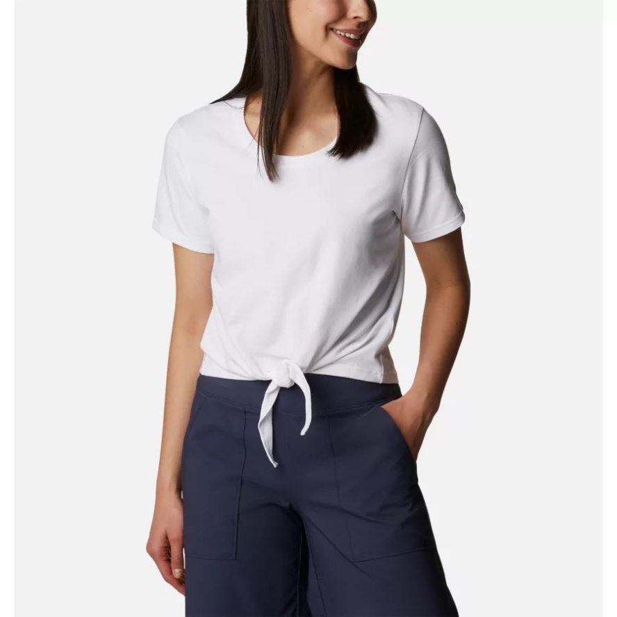 Columbia Sale White Women's Columbia Sale Trek Short Sleeve Shirt