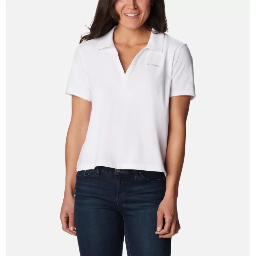 Columbia Sale White Women's Sun Trek Polo