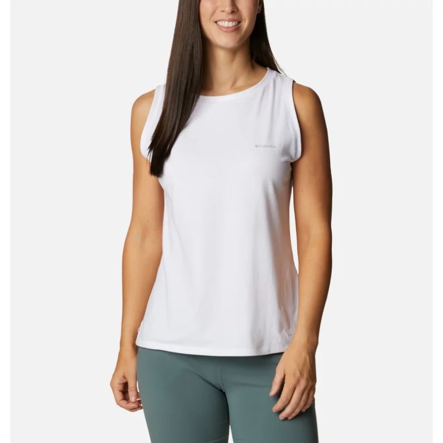 Columbia Sale White Women's Sun Trek Tank