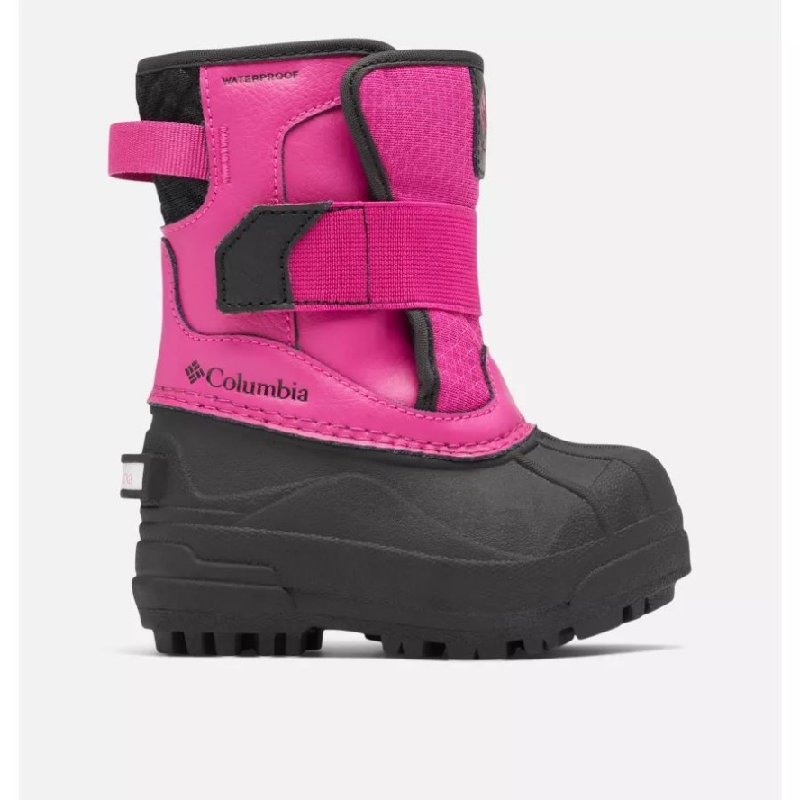 Columbia Sale Wild Fuchsia/Black Youth Bugaboot Celsius Waterproof Snow Boot