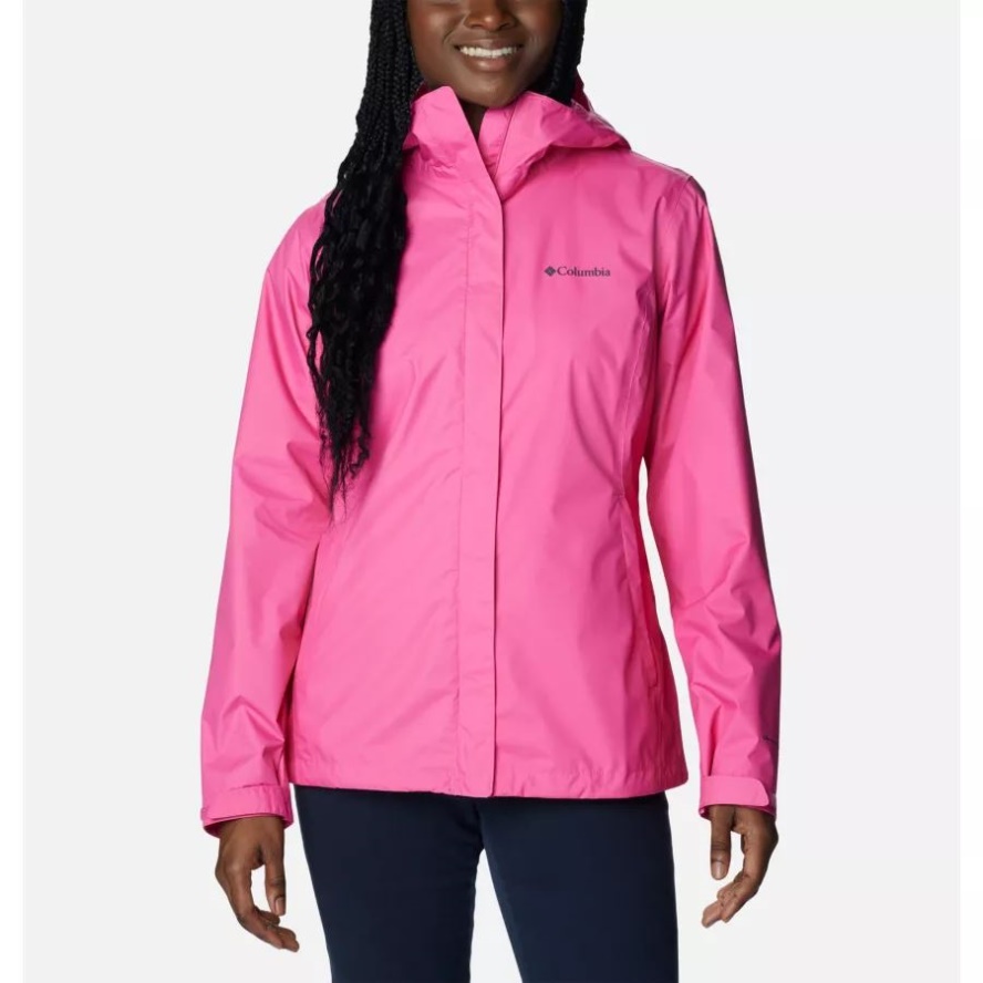 Columbia Sale Wild Geranium Women's Arcadia II Rain Jacket