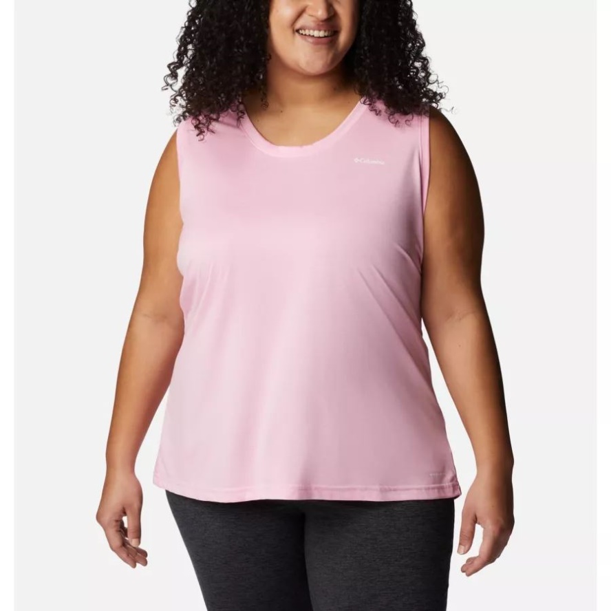 Columbia Sale Wild Rose Heather Women's Columbia Sale Hike Tank Plus Size