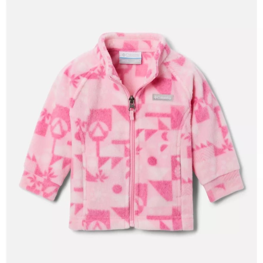 Columbia Sale Wild Rose Quest Girls' Infant Benton Springs II Printed Fleece Jacket
