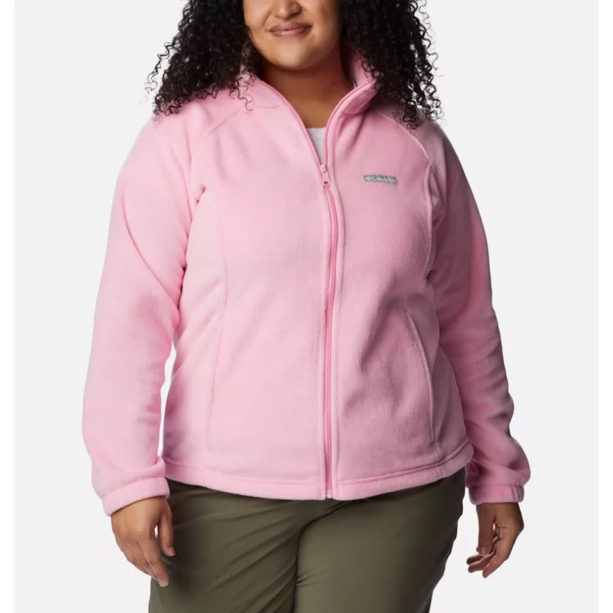 Columbia Sale Wild Rose Women's Benton Springs Full Zip Plus Size
