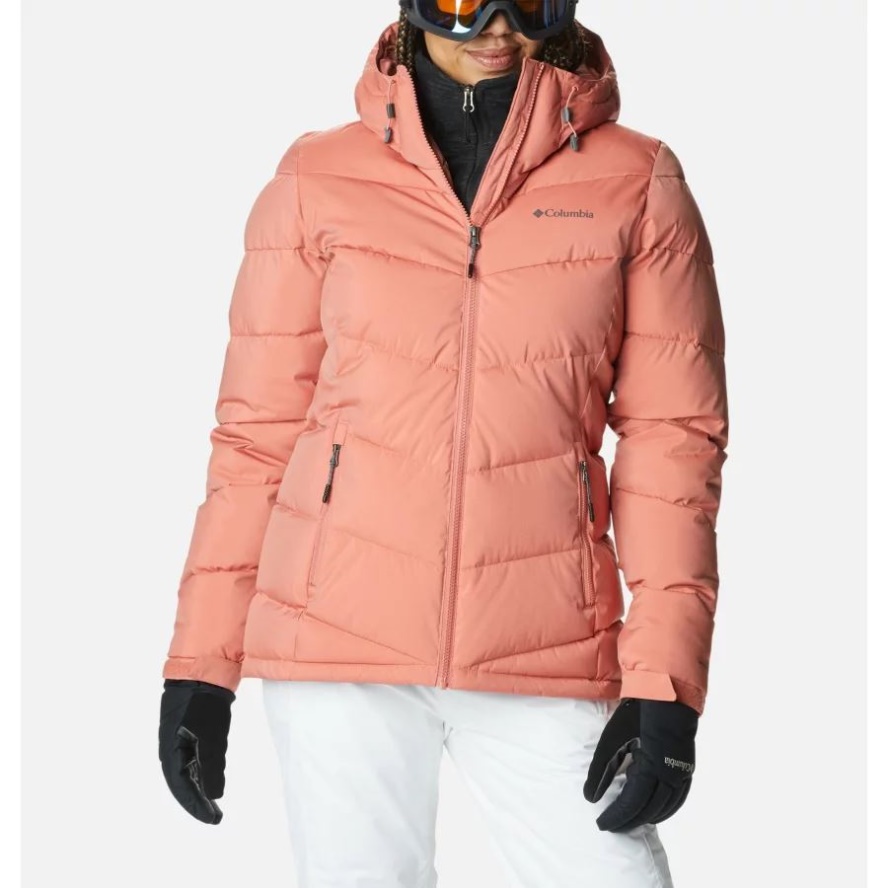 Columbia Sale Women's Abbott Peak Insulated Jacket Dark Coral Sheen