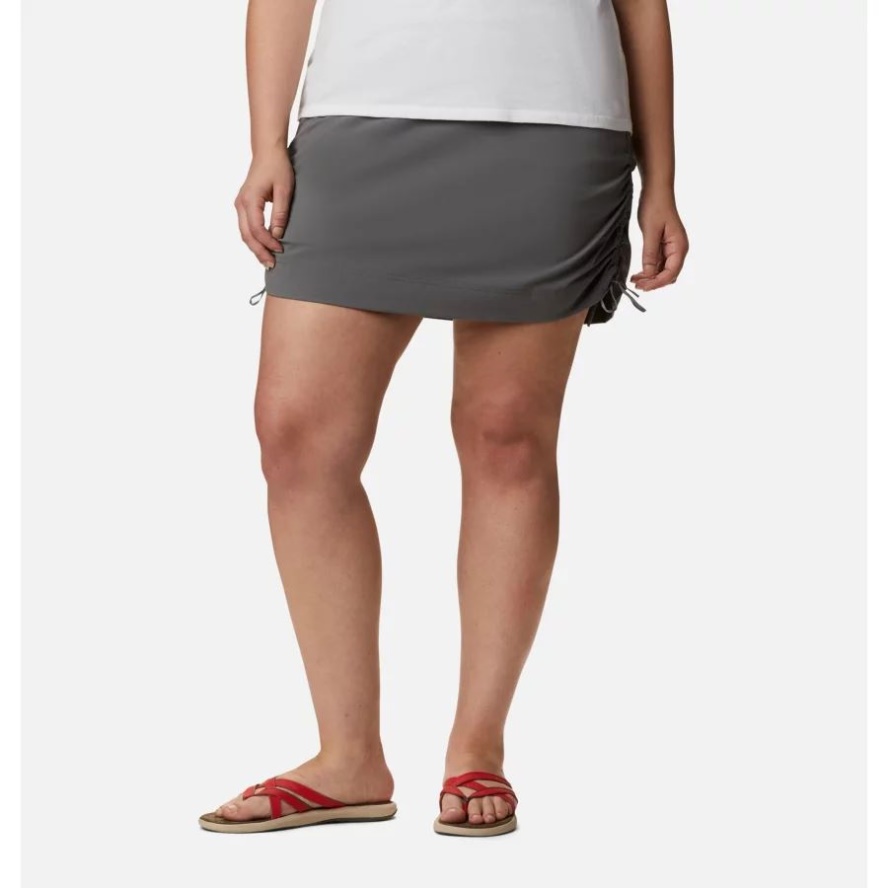Columbia Sale Women's Anytime Casual Skort Plus Size City Grey