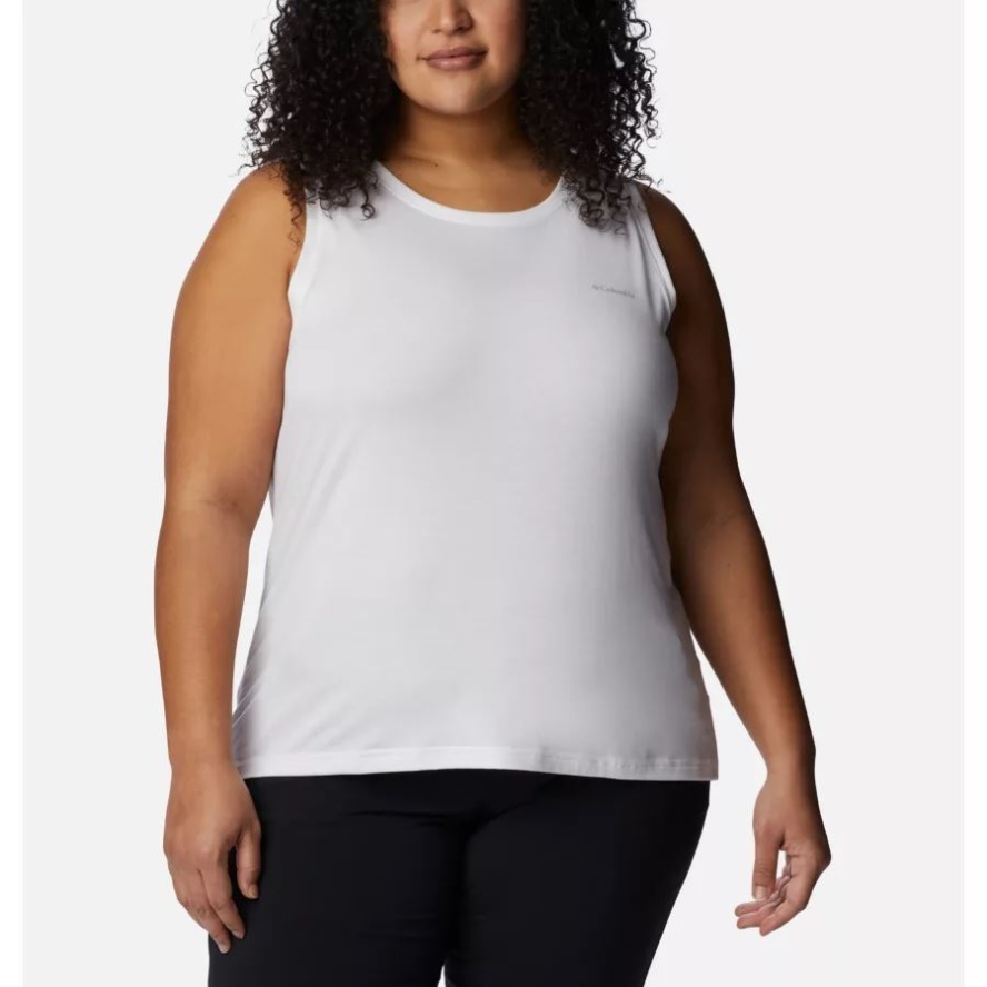 Columbia Sale Women's Anytime Knit Tank Plus Size White